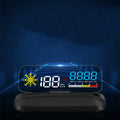 C5 OBD2 + GPS Mode Car HUD Head-up Display Water Temperature / Vehicle Speed / Voltage, C5