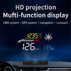 D1 Car OBD2 HUD Head-up Display GPS Speed Meter Speed / Voltage / Water Temperature Speed Alarm, D1