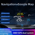D1 Car OBD2 HUD Head-up Display GPS Speed Meter Speed / Voltage / Water Temperature Speed Alarm, D1
