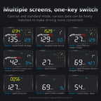D1 Car OBD2 HUD Head-up Display GPS Speed Meter Speed / Voltage / Water Temperature Speed Alarm, D1