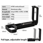 BEXIN A73 L-plate  Camera Vertical Clapper  for A7M3 A7III A7RIII Camera