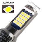 2 PCS DC12-24V / 8.6W Car Fog Lights with 24LEDs SMD-3030 & Constant Current, Bag Packagin, 9005, 9006, H11 / H8