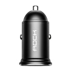 ROCK H11 4.8A 24W Mini Dual USB Car Charger, H11