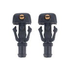 2 PCS Front Windshield Washer Wiper Jet Water Spray Nozzle + Hose Connector Set 3W7Z17603AA for Ford F-150, For Ford F-150 + Hose