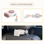 Portable Car Dashboard + Seat Hanging Electric Heater Winter Defroster, 12V, 24V