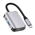 HW-6003 3 In 1 Type-C / USB-C to HDMI + PD + USB 3.0 Docking Station Adapter Converter, HW-6003