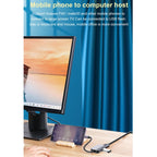 HW-6003 3 In 1 Type-C / USB-C to HDMI + PD + USB 3.0 Docking Station Adapter Converter, HW-6003