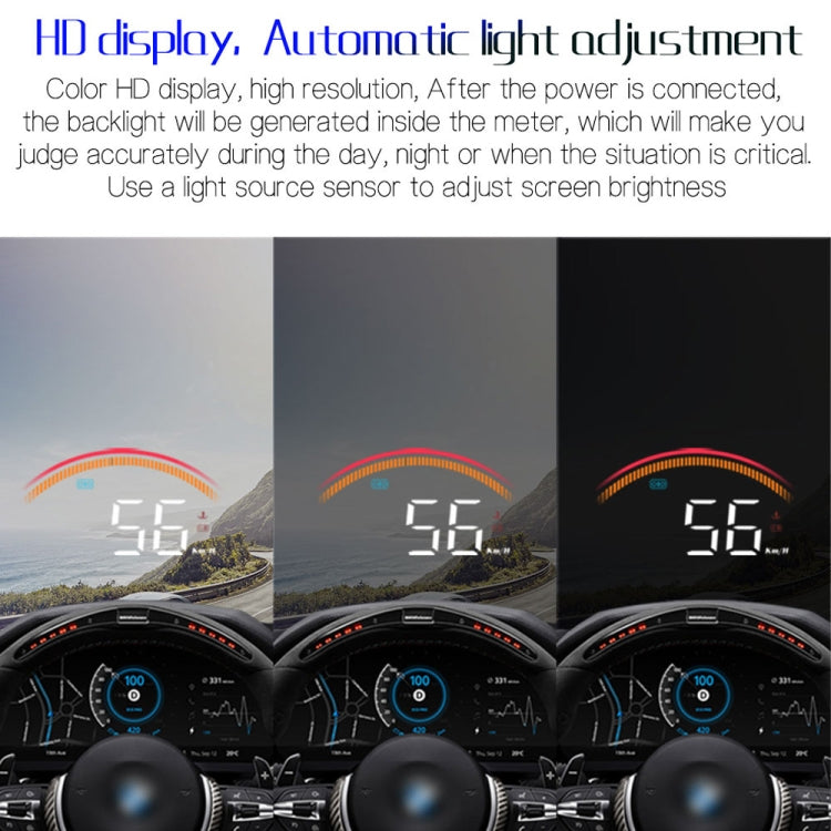 M11 Car OBD2 + GPS Mode Head-up Display HUD Overspeed / Speed / Water Temperature Alarm, M11