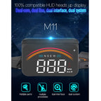 M11 Car OBD2 + GPS Mode Head-up Display HUD Overspeed / Speed / Water Temperature Alarm, M11