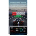C1 OBD2 + GPS Mode Car HUD Head-up Display Compass / Speed / Water Temperature / Voltage Display / Speed / Fault Alarm / Navigation Function, C1 With Navigation Function