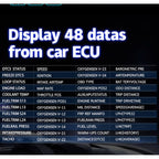 C1 OBD2 + GPS Mode Car HUD Head-up Display Compass / Speed / Water Temperature / Voltage Display / Speed / Fault Alarm / Navigation Function, C1 With Navigation Function