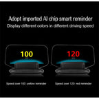 C1 OBD2 + GPS Mode Car HUD Head-up Display Compass / Speed / Water Temperature / Voltage Display / Speed / Fault Alarm / Navigation Function, C1 With Navigation Function