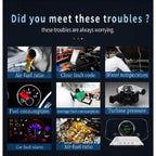C3 OBD2 + GPS Mode Car Head-up Display HUD Overspeed / Speed / Water Temperature Too High / Voltage Too Low / Engine Failure Alarm / Fatigue Driving Reminder / Navigation Function, C3