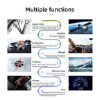C3 OBD2 + GPS Mode Car Head-up Display HUD Overspeed / Speed / Water Temperature Too High / Voltage Too Low / Engine Failure Alarm / Fatigue Driving Reminder / Navigation Function, C3