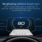 C3 OBD2 + GPS Mode Car Head-up Display HUD Overspeed / Speed / Water Temperature Too High / Voltage Too Low / Engine Failure Alarm / Fatigue Driving Reminder / Navigation Function, C3