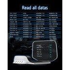 C3 OBD2 + GPS Mode Car Head-up Display HUD Overspeed / Speed / Water Temperature Too High / Voltage Too Low / Engine Failure Alarm / Fatigue Driving Reminder / Navigation Function, C3