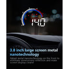 M13 Plus OBD2 + GPS Mode Car Head-up Display HUD Overspeed / Speed / Water Temperature Alarm, M13 Plus