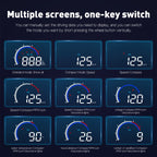 M13 Plus OBD2 + GPS Mode Car Head-up Display HUD Overspeed / Speed / Water Temperature Alarm, M13 Plus