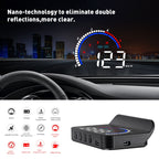 M13 Plus OBD2 + GPS Mode Car Head-up Display HUD Overspeed / Speed / Water Temperature Alarm, M13 Plus