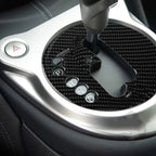 Car Carbon Fiber Manual Transmission Panel Decorative Sticker for Nissan 370Z Z34 2009-, Manual Transmission Left Drive, Manual Transmission Right Drive