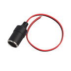 3360 12-24V 10A DIY Soldered Cigarette Lighter Charger Female Plug Socket, 30cm, 1m