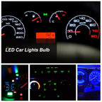 30 PCS T5 1LED SMD-5050 Car Modification LED Indicator Light Yellow Light, A3893