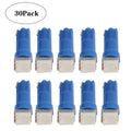 30 PCS T5 1LED SMD-5050 Car Modification LED Indicator Light Blue Light, A3894