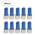30 PCS T5 1LED SMD-5050 Car Modification LED Indicator Light Blue Light, A3894
