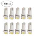 30 PCS T5 1LED SMD-5050 Car Modification LED Indicator Light White Light, A3896