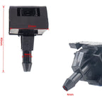2 PCS Car Front Windshield Washer Wiper Jet Water Spray Nozzle 28932-JD000 for Nissan Qashqai /  Qashqai +2 J10 / Dualis / Dualis +2 2007-2013, For Nissan