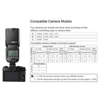 Godox V860IIF 2.4GHz Wireless 1/8000s HSS Flash Speedlite Camera Top Fill Light for Fujifil DSLR Cameras, V860IIF for Fujifilm