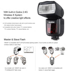 Godox V860IIF 2.4GHz Wireless 1/8000s HSS Flash Speedlite Camera Top Fill Light for Fujifil DSLR Cameras, V860IIF for Fujifilm