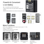Godox V860IIN 2.4GHz Wireless 1/8000s HSS Flash Speedlite Camera Top Fill Light for Nikon DSLR Cameras, V860IIN for Nikon