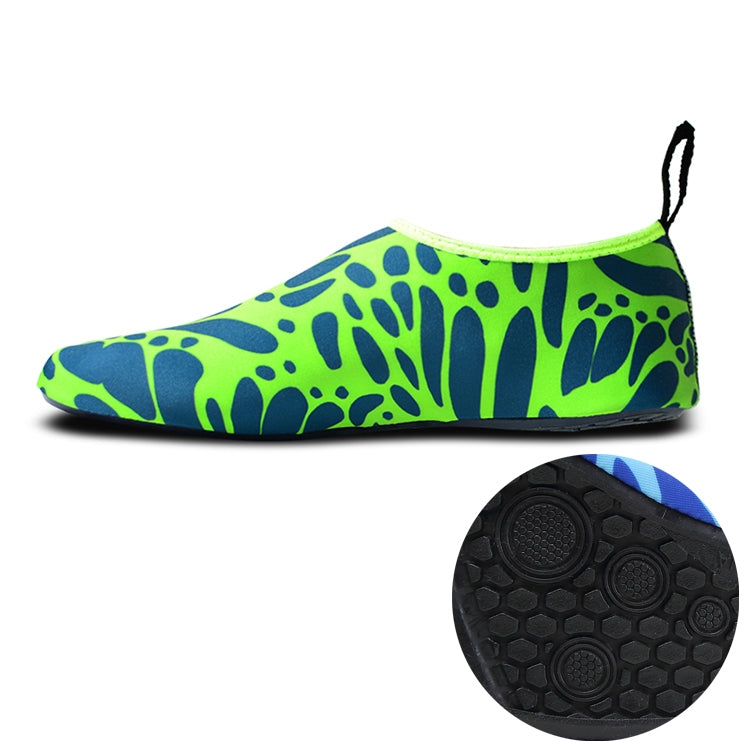 Non-slip Wear-resisting Thick Rubber Sole Diving Shoes and  Socks, One Pair, XXXS, XXS, XS, S, M