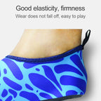 Non-slip Wear-resisting Thick Rubber Sole Diving Shoes and  Socks, One Pair, L, XL, XXL, XXXL