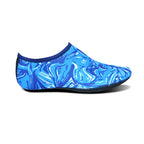 Non-slip Plastic Grain Texture Thick Cloth Sole Printing Diving Shoes and Socks, One Pair, XXXS, XXS, XS, S, M, L, XL, XXL, XXXL