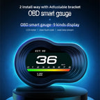 F9 OBD2 Car HUD Head-up Display Speed / Water Temperature / Voltage Display, F9 OBD2