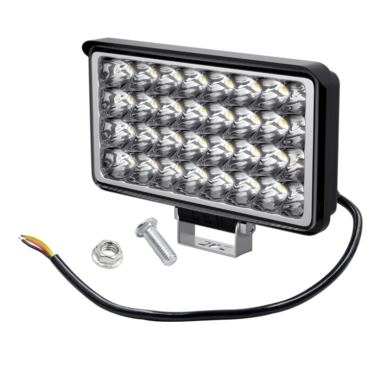 WUPP CS-1242A1 Car 4 inch Square 32LEDs Highlight Work Light Modified Front Bumper Lamp Spotlight, CS-1242A1