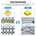 2 PCS WUPP CS-1243A1 Car 4 inch Square 20LEDs Highlight Work Light Modified Spotlight, CS-1243A1