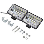 2 PCS WUPP CS-1243A1 Car 4 inch Square 20LEDs Highlight Work Light Modified Spotlight, CS-1243A1