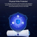 Netac U335S USB 3.0 High Speed Antivirus Write Protection USB Flash Drives U Disk, 16GB, 32GB, 64GB, 128GB