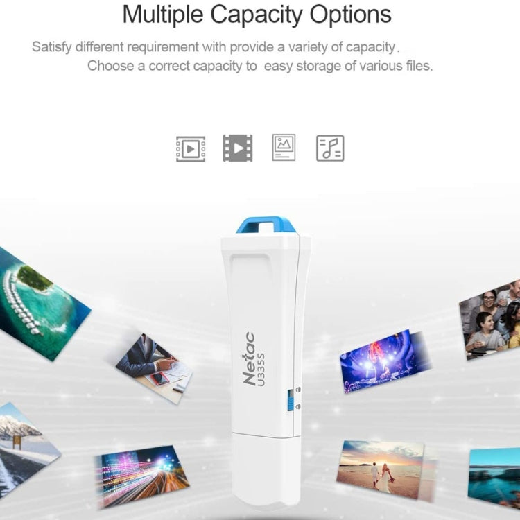 Netac U335S USB 3.0 High Speed Antivirus Write Protection USB Flash Drives U Disk, 16GB, 32GB, 64GB, 128GB