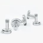 EXIN LS095 2 PCS D Ring Screws Camera Plate Mount 1/4 inch Quick Release Screws, LS095