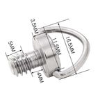 BEXIN LS076 2 PCS Quick Release Plate Screws 1/4 inch -20 Adapter Mount Screws, LS076