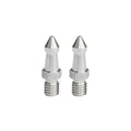 BEXIN LS006 2PCS Stainless Steel M8 inch Feet Screws For SLR Tripod, LS006