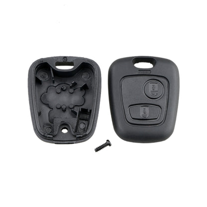 Car Key Case for Peugeot 2-button Straight Board with 206 Socket, without Blade, For Peugeot