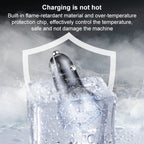 QC USB + USB-C / Type-C Dual Ports Fast Charging Car Charger with Luminous Aperture