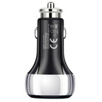 YSY-312PD QC3.0 USB + PD 18W USB-C / Type-C Dual Ports Fast Charging Car Charger, PD 18W