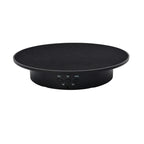 20cm USB Electric Rotating Turntable Display Stand Video Shooting Props Turntable for Photography, Load: 8kg, 20cm(Black Velvet), 20cm (White Base Black Velvet), 20cm (White Base White Velvet)