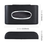 Universal Car Tissue Box with Temporary Parking Phone Number Card